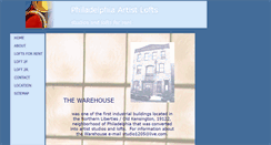 Desktop Screenshot of philadelphiaartistloft.com